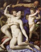 Agnolo Bronzino an allegory with venus and cupid china oil painting artist